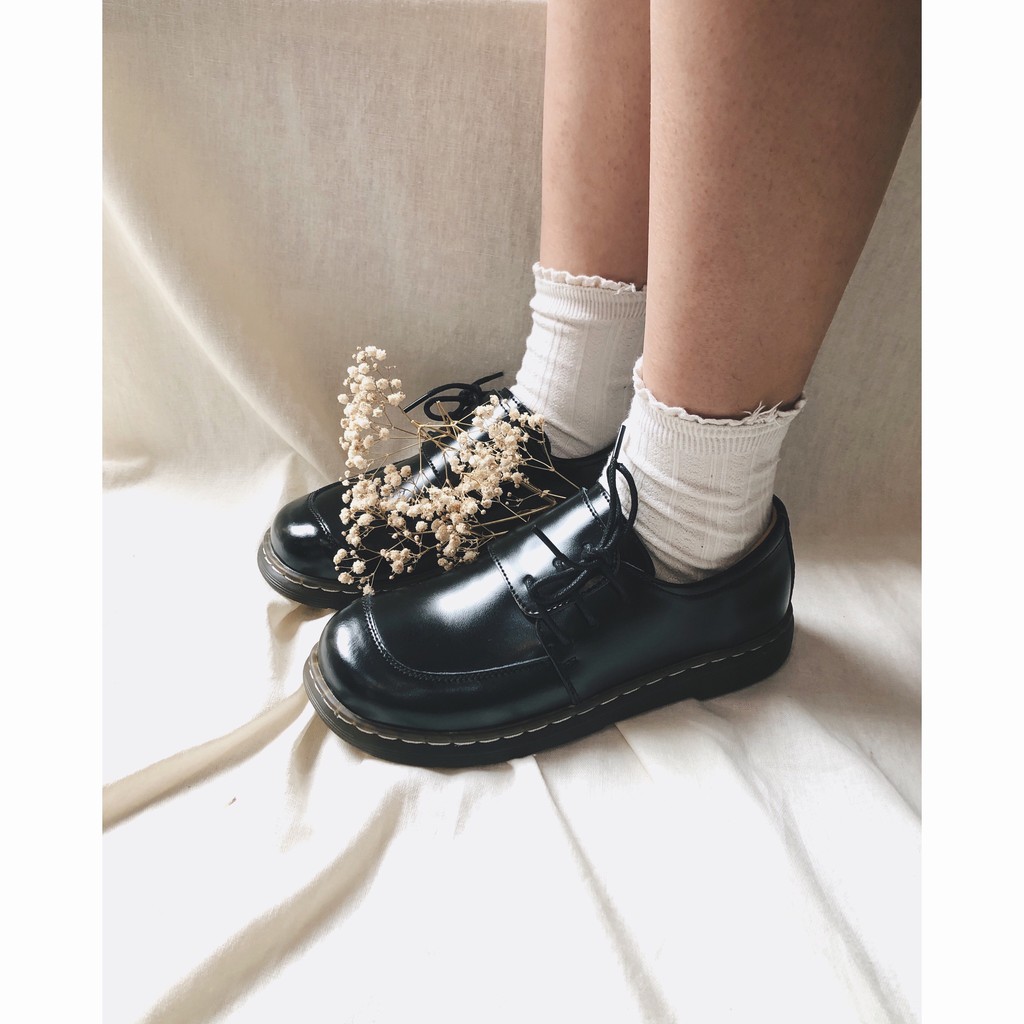 Maggie shoes - Giày da bò nữ phong cách vintage, retro