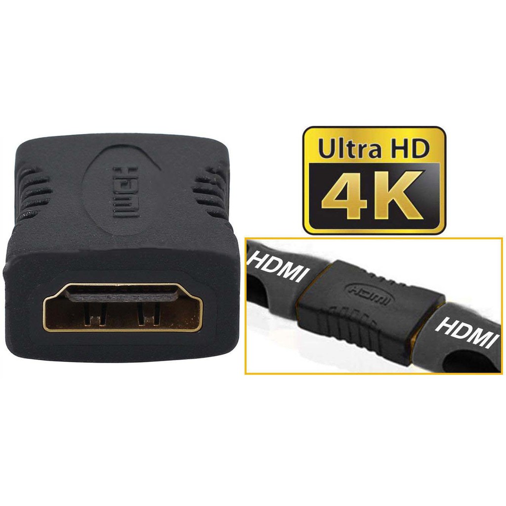 Đầu nối dài cáp HDMI 2 đầu âm