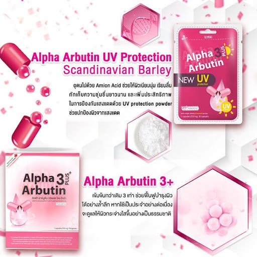 Viên Kích Trắng Alpha Arbutin 3 Plus Tháilan