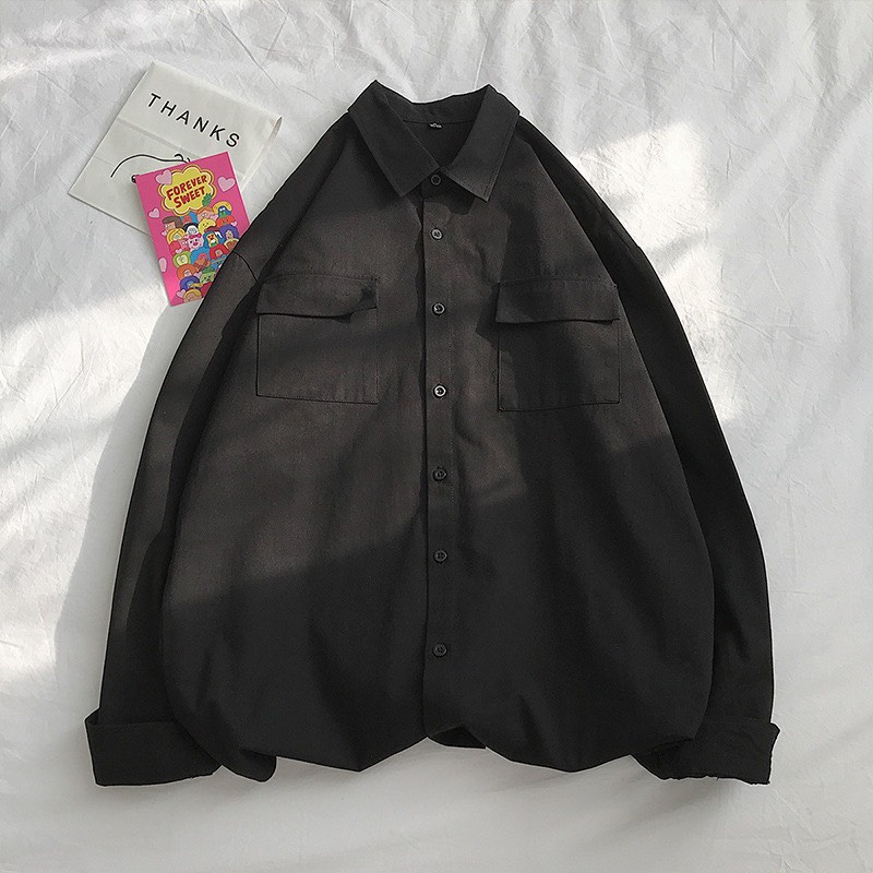 Áo sơ mi Nam Cổ gấp  Basic Streetwear Nelly Cotton Oversize Giá Rẻ | BigBuy360 - bigbuy360.vn