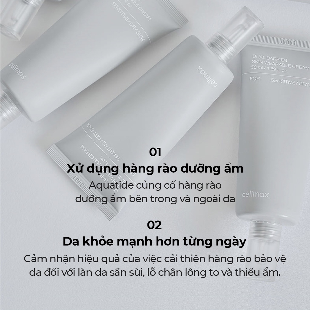 Kem dưỡng cao cấp Celimax hàng rào bảo vệ kép 50ml