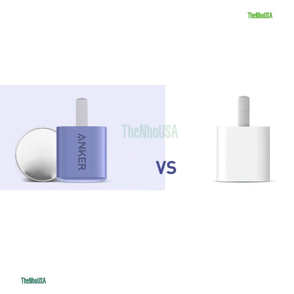 Củ sạc nhanh Anker PowerPort Nano Powercore III 20w - A2633 Green/Lavender Grey