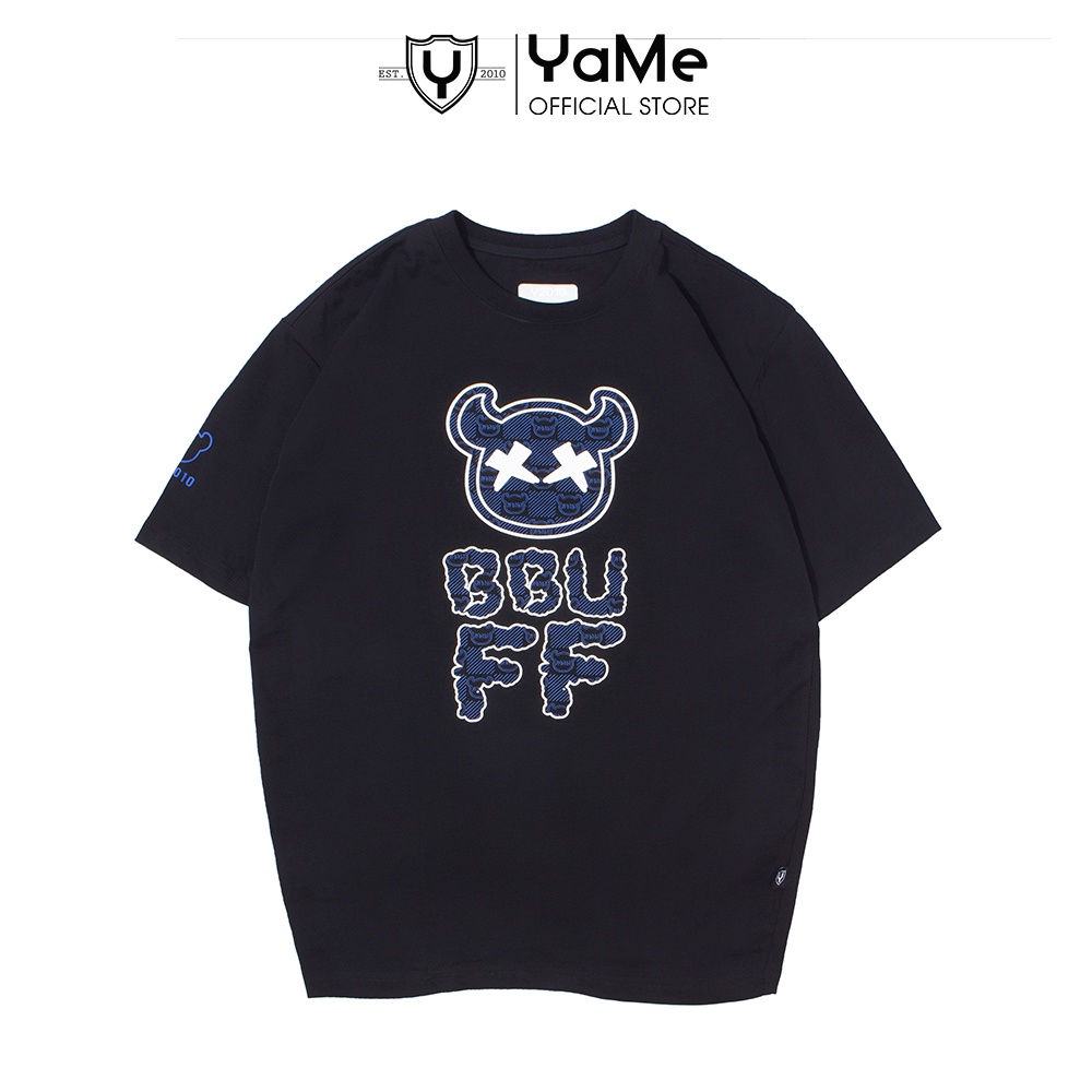 Áo Thun Nam Tay Ngắn Form Rộng Cổ Tròn Y2010 Linh Vật Bbuff Ver10 20445|YaMe|