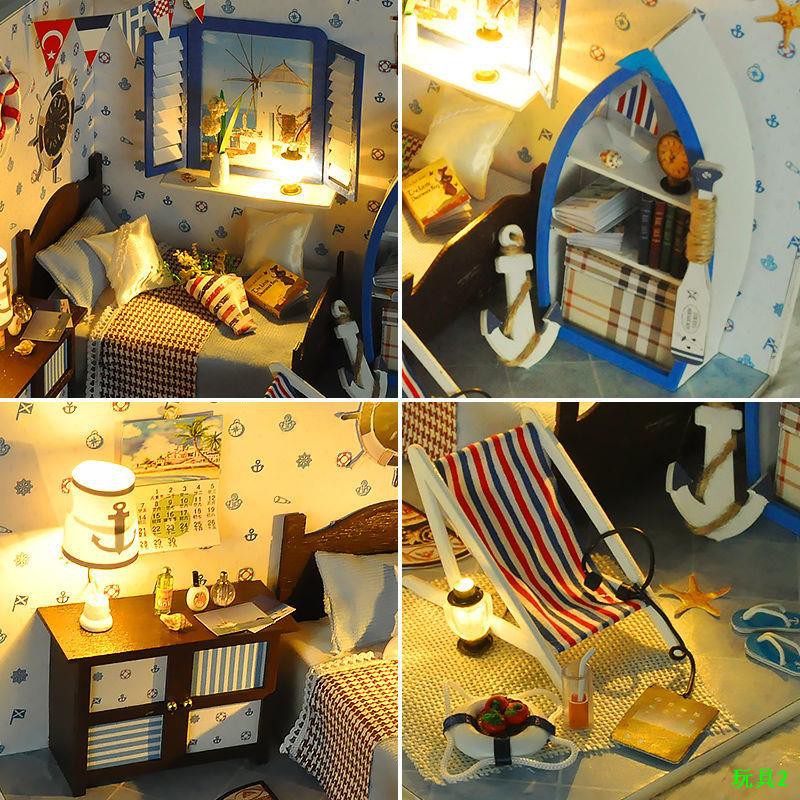 Ngày hội cha mẹ con tự làm nhà mini handmade cậu bé và cô gái sáng tạo mô hình lắp ráp quà tặng bạn