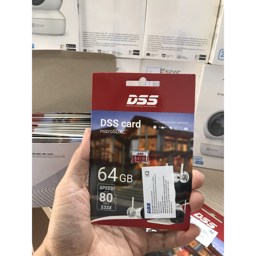 Thẻ nhớ 64GB 32G Micro SD DSS Dùng Lưu Trữ Cho Các Thiết Bị Điện Tử Phân Phối Chính Hãng Công Ty DSS