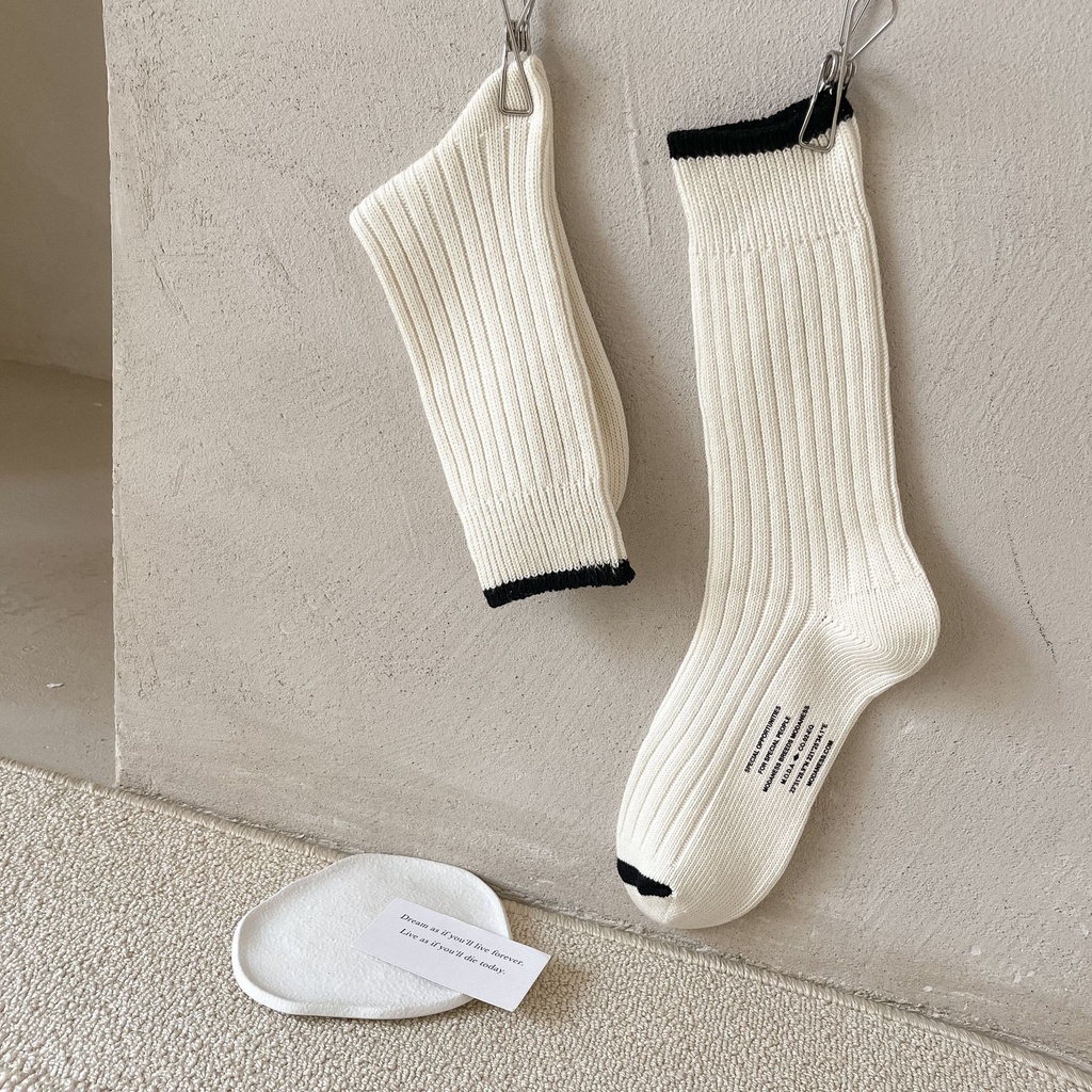 Đôi Vớ Dày In Hình Thời Trang Nhật Bản Dành Cho Nam Và Nữ