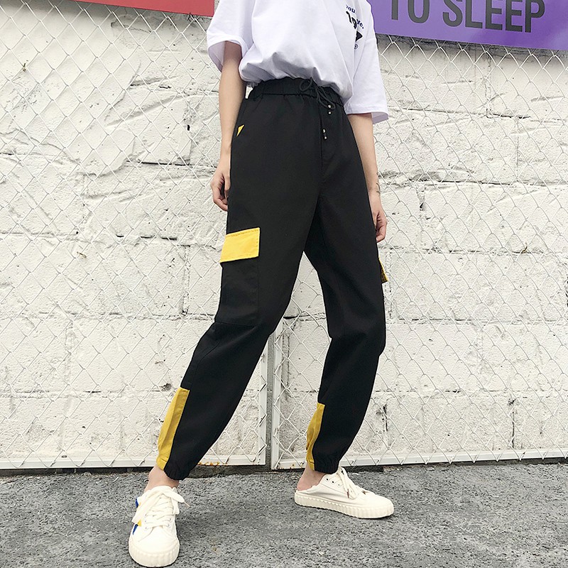 Quần jogger nam nữ túi hộp chất kaki dày dặn, mẫu mới Hàn Quốc A136