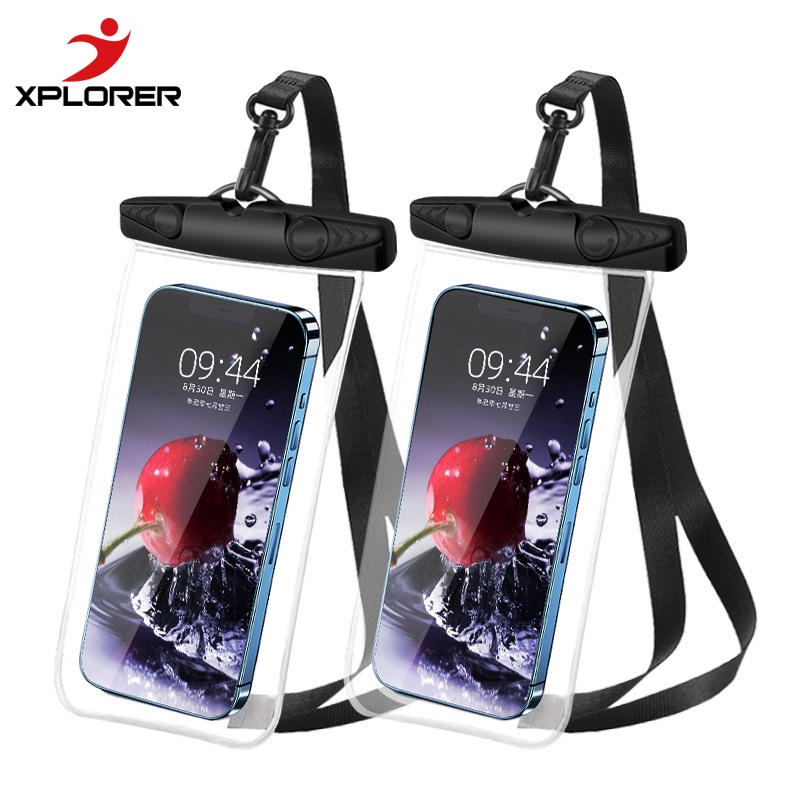 Túi Đựng Điện Thoại Chống Nước Cỡ Lớn 7inch Có Dây Đeo Dùng Khi Đi Bơi/Lặn