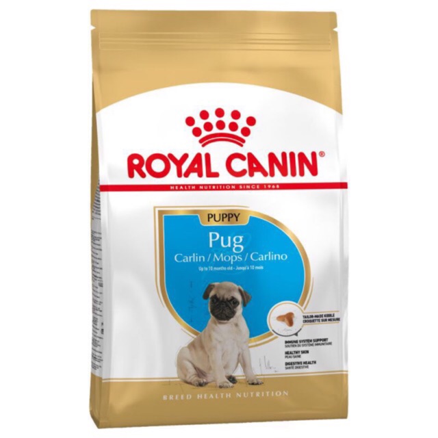 Thức ăn cho chó con Pug (bao 500g)