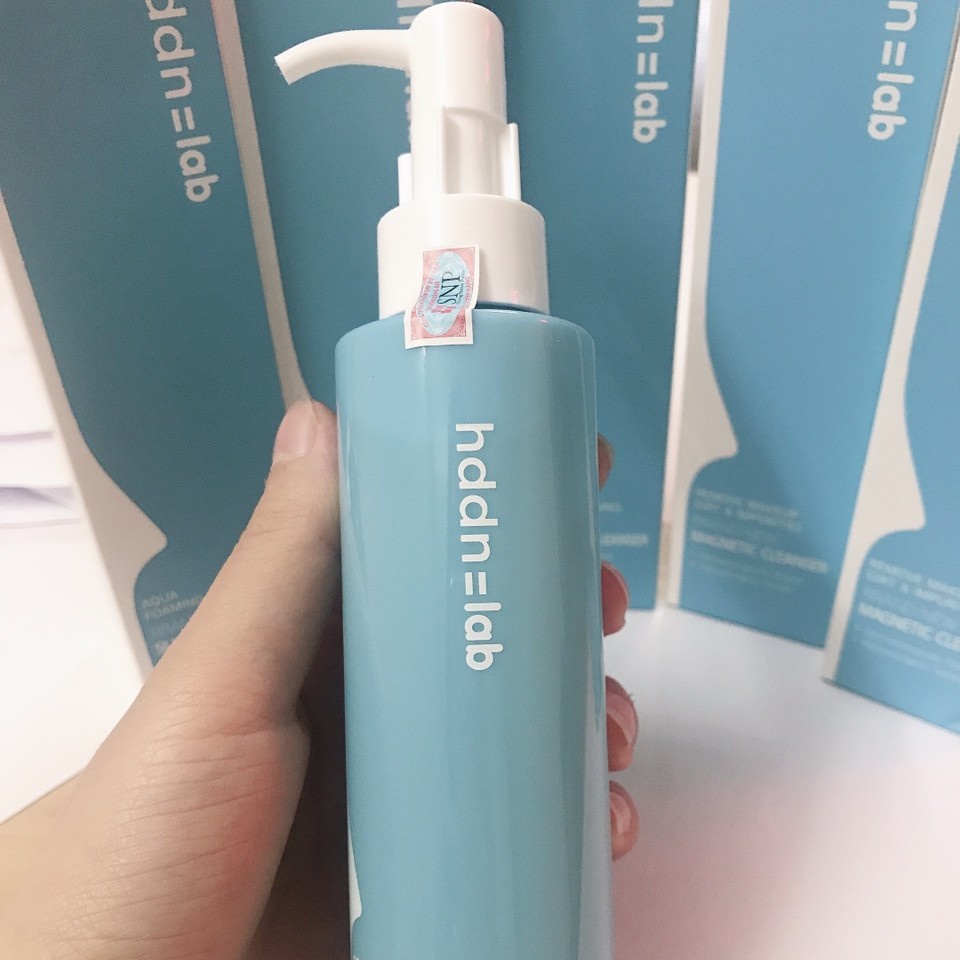 Dầu Tẩy Trang Lực Hút Nam Châm Hddn Lab Brand New Magnetic Cleanser Đánh Tan Bụi Bẩn Lớp Trang Điểm Mà Không Cần Chà Xát