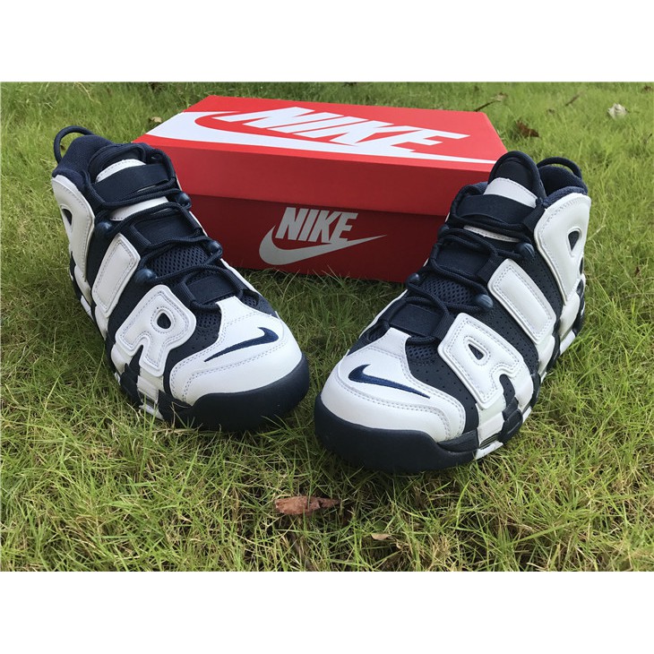 Giày Air More Uptempo White Blue