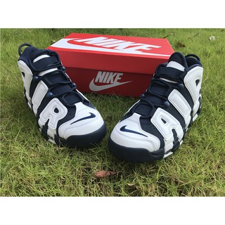[ SALE 50% + FREE SHIP ] Giày Air More Uptempo White Blue