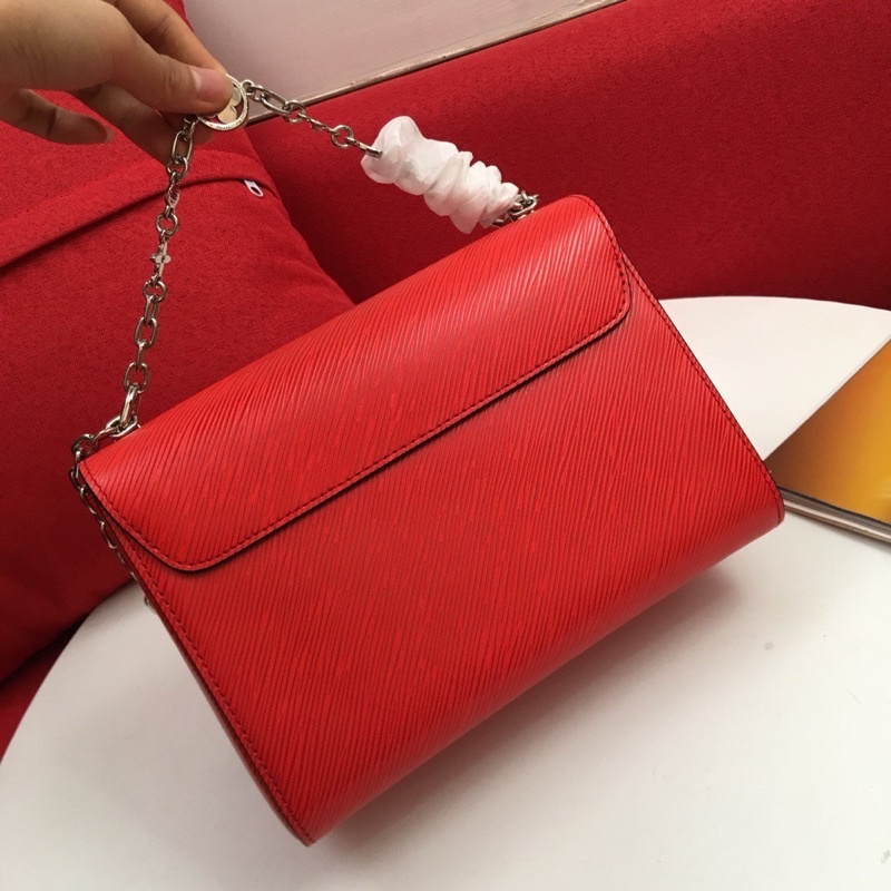 Túi xách nữ thương hiệu Louis Vuitton LV Twist da thật cao cấp dây đeo da phối xích