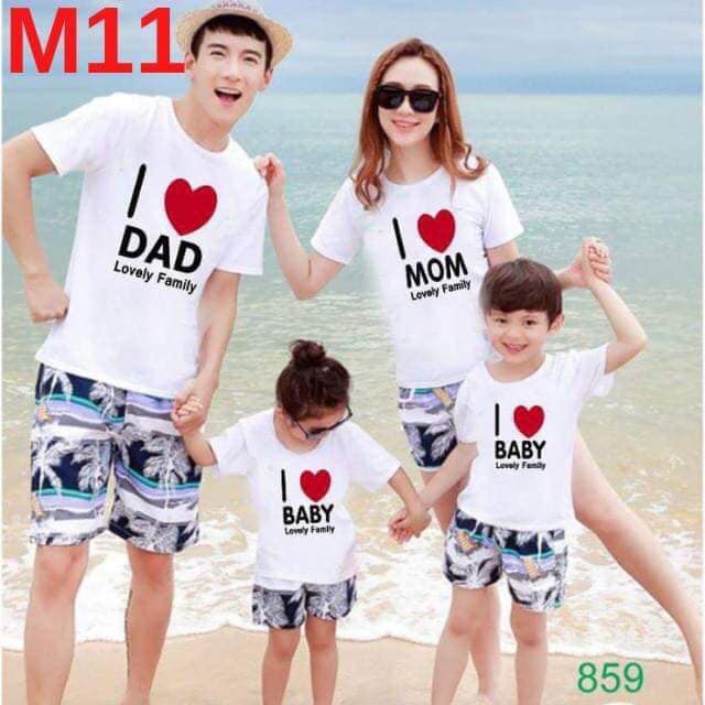 Áo gia đình THUN COTTON