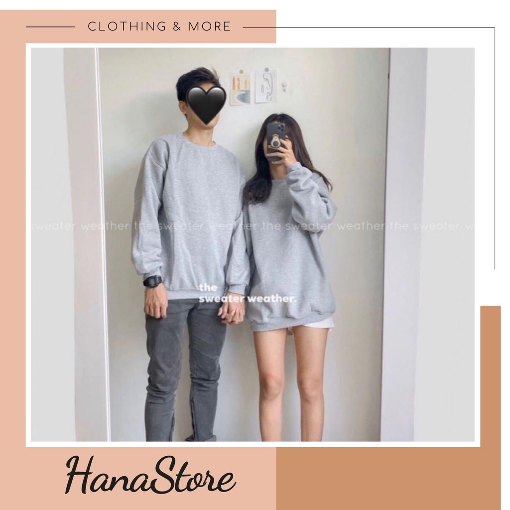 Áo Sweater Nỉ Bông ❤️ Áo nỉ ULZZANG form rộng UNISEX SIÊU HOT ❤️