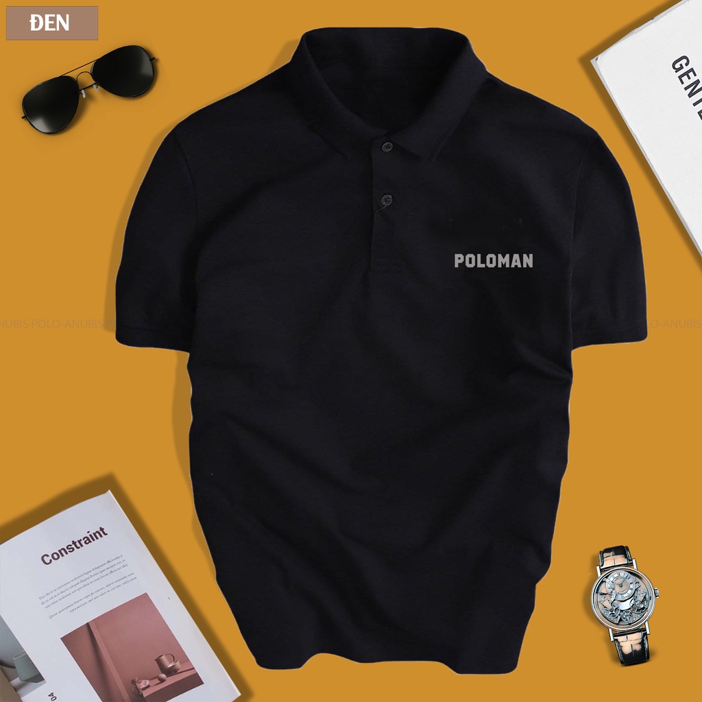 Áo polo POLOMAN nhiều màu - unisex nam nữ tay lỡ basic