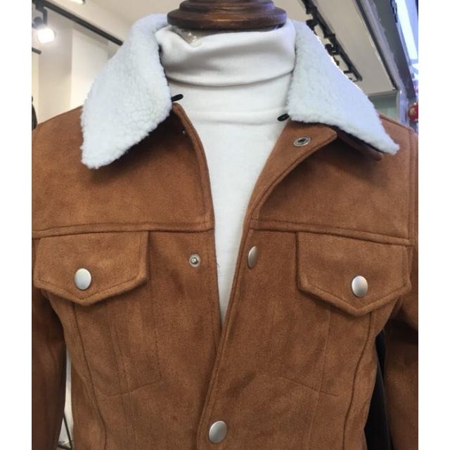 [mua 2 giảm 5%]Áo da lộn nam cổ lông tháo rời. Ảnh thật | BigBuy360 - bigbuy360.vn