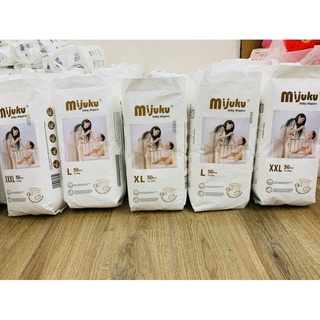 Bỉm Mijuku xuất Nhật tã quần/dán đủ size S50/M50/L50/XL50/XXL50/XXXL50
