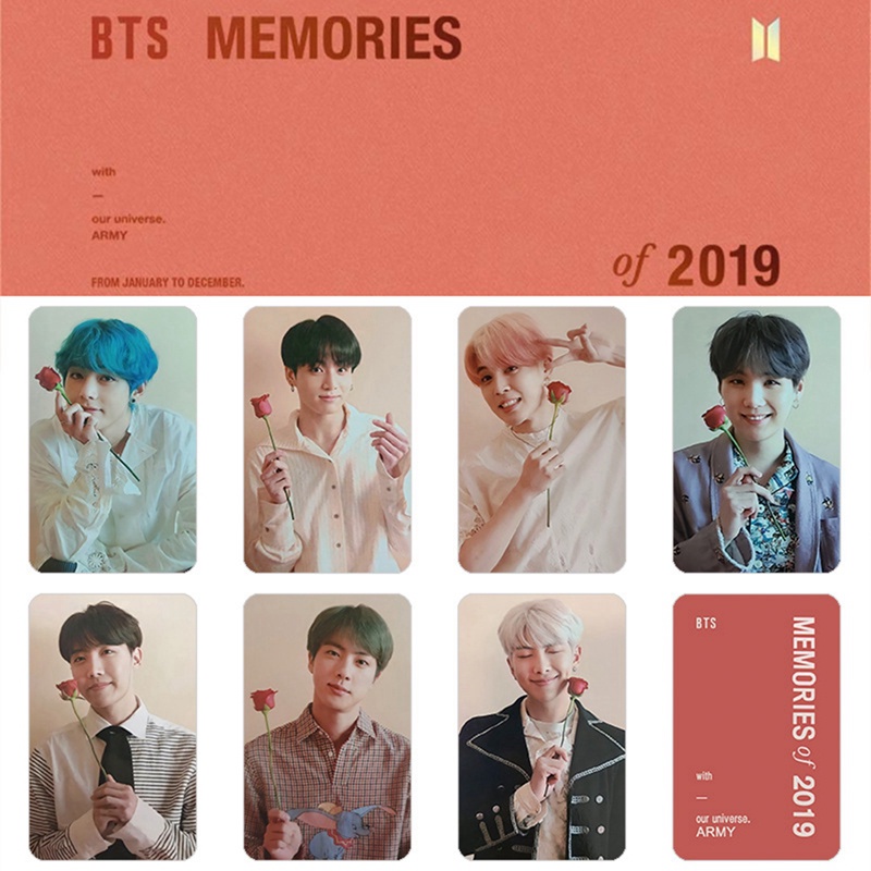 Set 7 Tấm Thẻ Ảnh Lomo 2020 In Hình Các Thành Viên Nhóm BTS