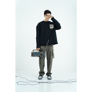 Áo sweater No-Control Studio - HOME SWEATER (BLACK)