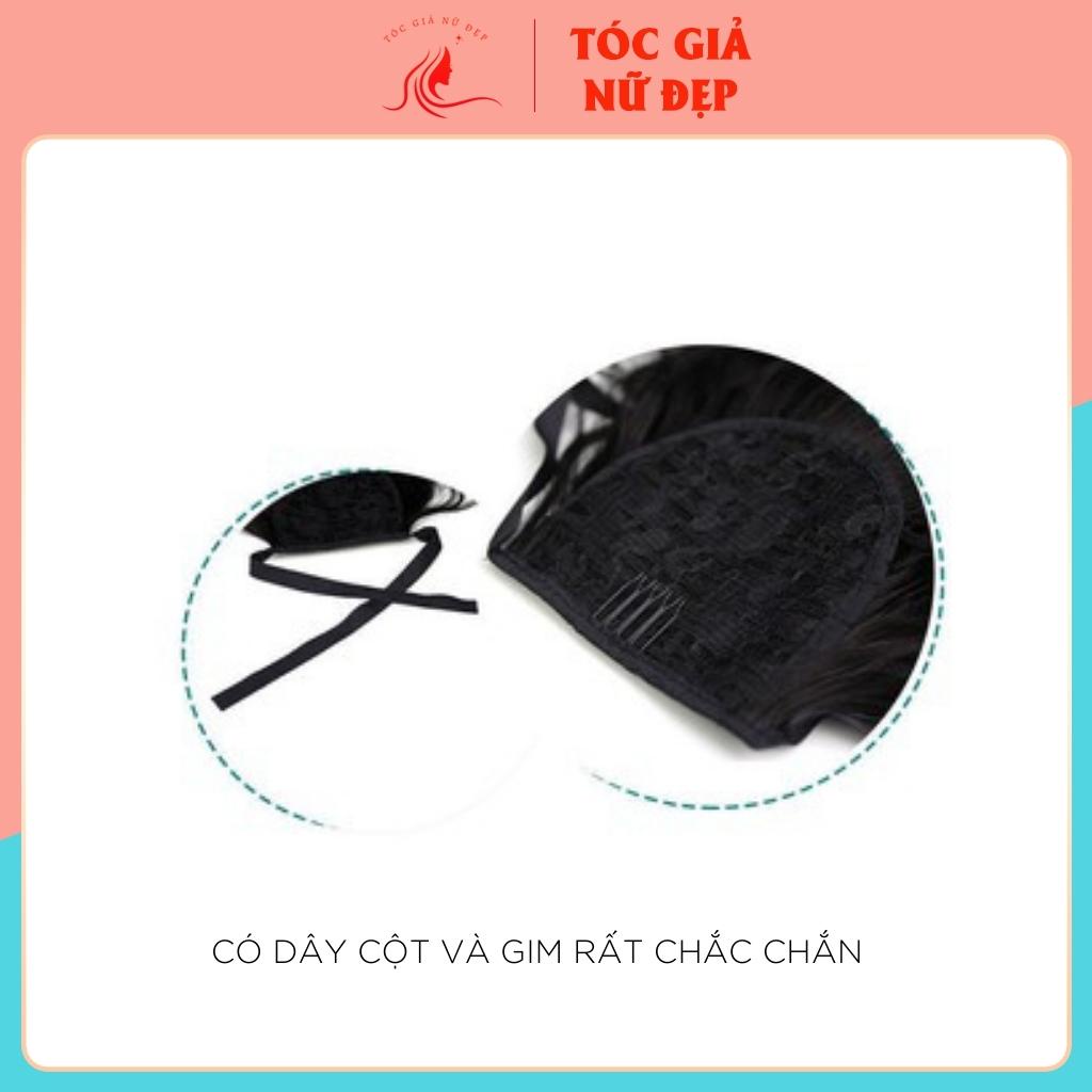 Tóc giả nữ đẹp 🎁 FREESHIP 🎁 Tóc giả cột cúp ngắn- kèm ảnh thật