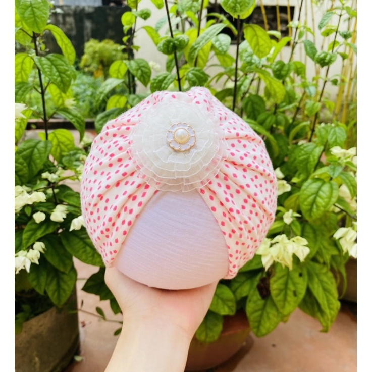 Mũ Turban cho bé gái ⚡ SIÊU HOT ⚡ Mũ cho bé chất cotton mềm mịn, form chuẩn đội lên cực xinh