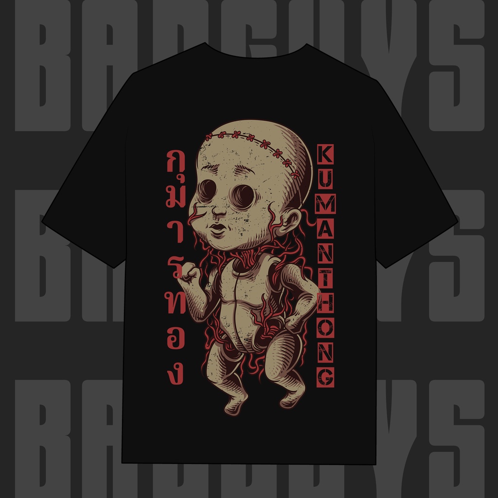 Áo thun Nam Nữ Unisex Form Rộng KUMANTHONG 100% Cotton Cao Cấp BGS083 - Local Brand Bad Guys Chính Hãng