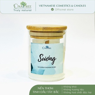 Nến thơm OnaTree tinh dầu thiên nhiên, mùi sương 120g
