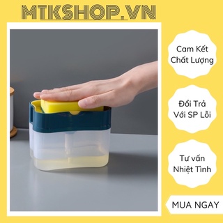 "tặng bông rửa xịn xò " hộp đựng nước rửa chén thông minh