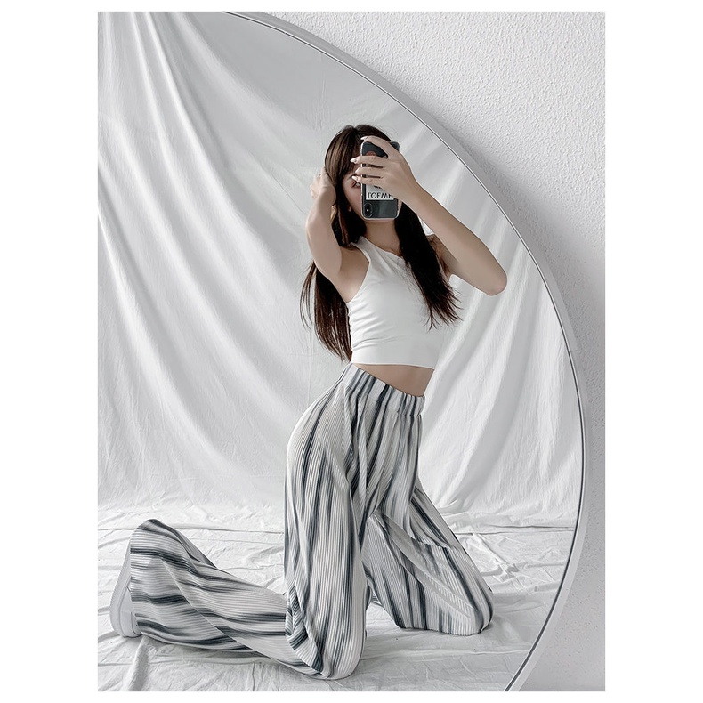 Quần ống rộng Lưng Cao Thời Trang Nữ