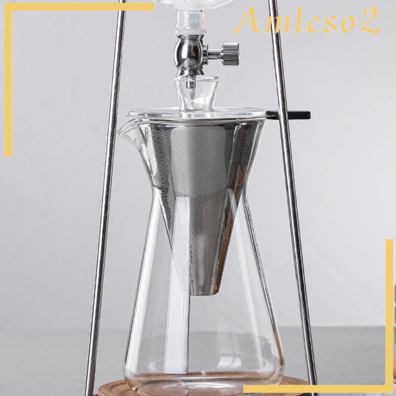 [Amleso2] Máy pha cà phê Máy pha nhỏ giọt Cà phê pha lạnh 600ml