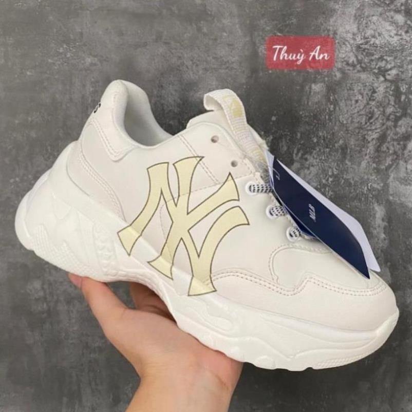 ⚡𝗕𝗜𝗚 𝗦𝗔𝗟𝗘⚡Giày SNEAKER MLB NY CHỮ VÀNG độn đế kiểu dáng hàn quốc | BigBuy360 - bigbuy360.vn