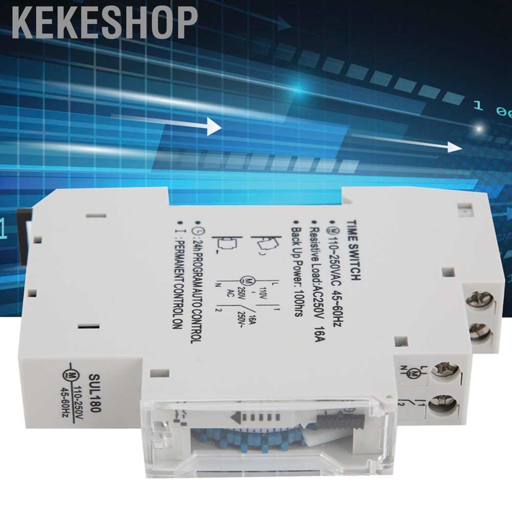 Kekeshop 24‑Hour Time Switch High Accuracy Automatic Timer with Indicator Light | BigBuy360 - bigbuy360.vn