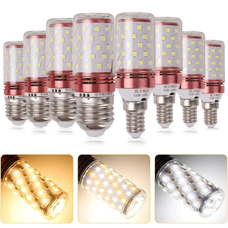 Bóng Đèn LED E14/E27 Tiết Kiệm Điện Năng 3 Màu Tùy Chọn Tiện Dụng