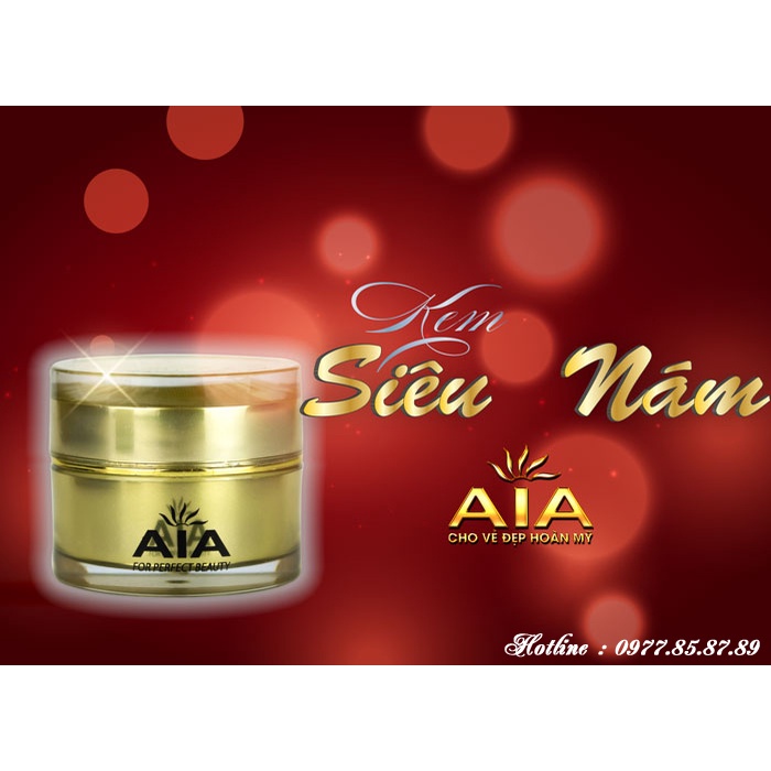 Kem nám trắng da phục hồi da ngừa thâm quầng mắt Mỹ phẩm AIA chính hãng 10g