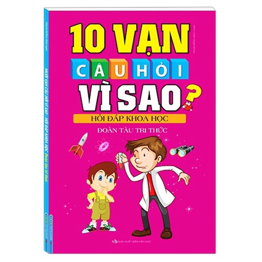 Sách - Combo 2 cuốn 10 vạn câu hỏi vì sao Đoàn tàu tri thức và Giải mã thế giới bí ẩn (bìa mềm)