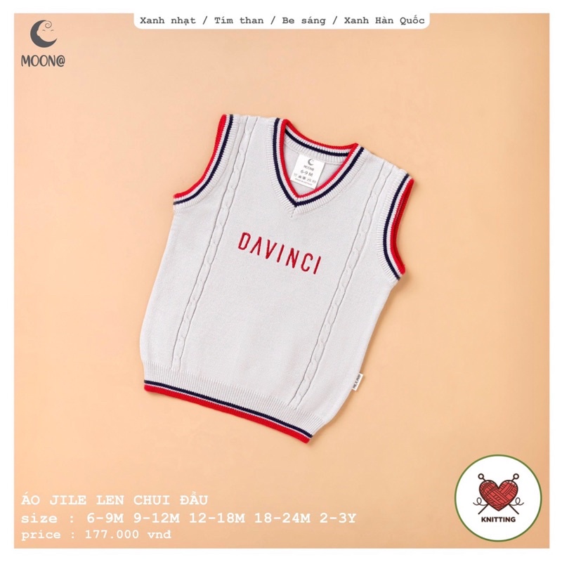 Moon - Áo Gile len chui đầu GLL03.22