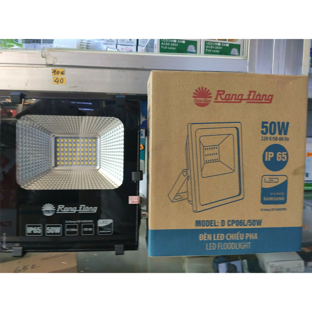 Đèn pha led 50W/100w Rạng Đông IP65 chống nước ( BẢO HÀNH 18 THÁNG 1 ĐỔI 1 )