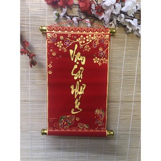 [  HCM ] TẾT - LIỄN ĐƠN NHỎ TREO TRANG TRÍ TẾT - KÍCH THƯỚC 19cm x 37cm