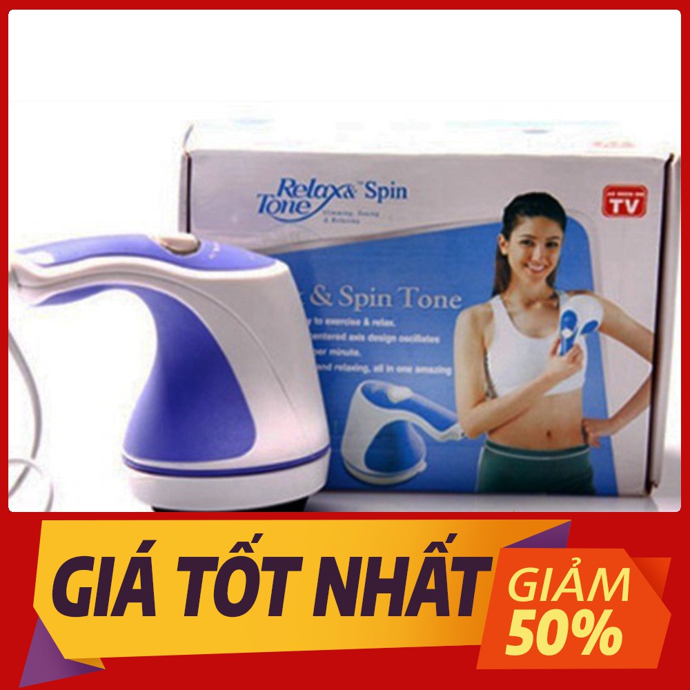 [Sale toàn shop] Máy massage toàn thân cầm tay Relax &amp; Spin Tone