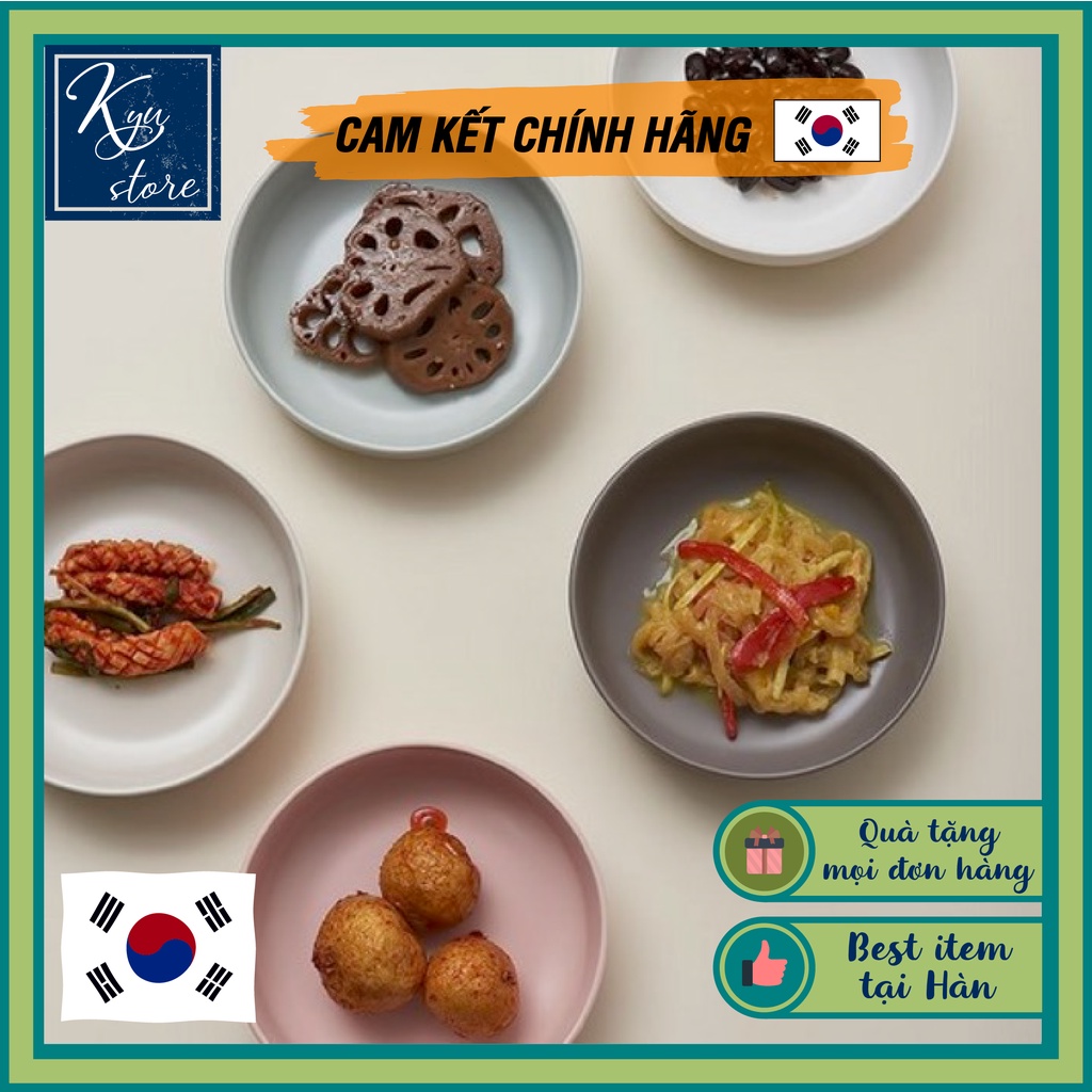 [Hàng Nội Địa Hàn] Bộ 4 Đĩa Sâu Lòng Màu Pastel ONBON Trang Trí Cực Xinh - 4 Màu Hoặc 1 Màu Tuỳ Chọn