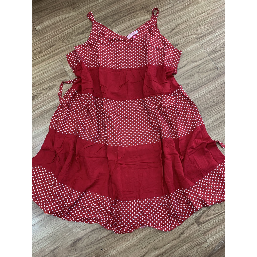 [SIZE 40-100KG] ĐẦM BẦU VÁY BẦU TÔN 2 DÂY HANNA, MẶC Ở NHÀ, MẶC NGỦ, DÀY VỪA PHẢI , CÓ SIZE CHO BẦU BỰ 100KG, NHẸ MÁT TH