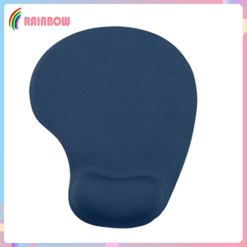 Rubber Mouse Pad, Ergonomic Anti-Slip Mat, Wrist Pad for Home Desk Laptop Computer