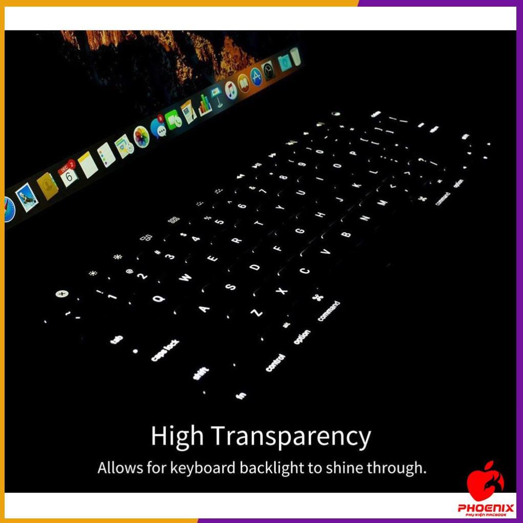 Lót bàn phím silicon New Macbook Pro 13" năm (2020 - 2021) model A2251 , A2289, A2338 | BigBuy360 - bigbuy360.vn