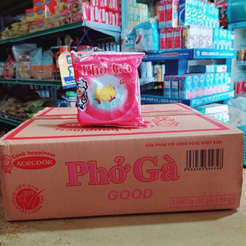 thùng phở gà good 30 gói x 68 gam