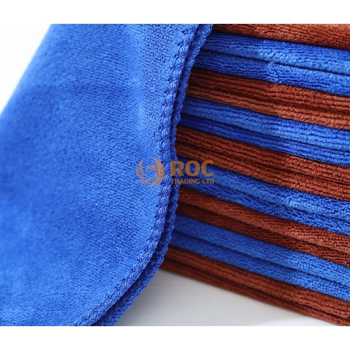 Combo 10 khăn đa năng siêu thấm hút không đổ lông, chất liệt Microfiber, Màu ngẫu nhiên