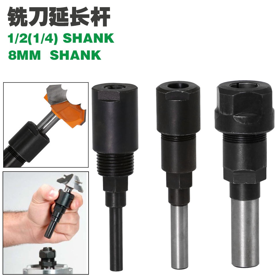 Máy khắc gỗ 1 / 4 "8mm 12mm 1 / 2