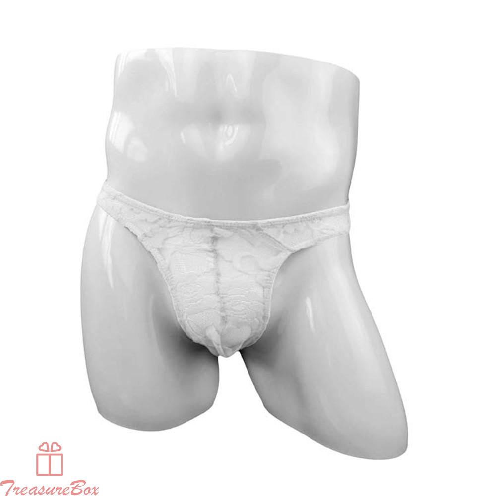 Mens Underwear See through Triangle Underpants Bikinis Boxers Knickers