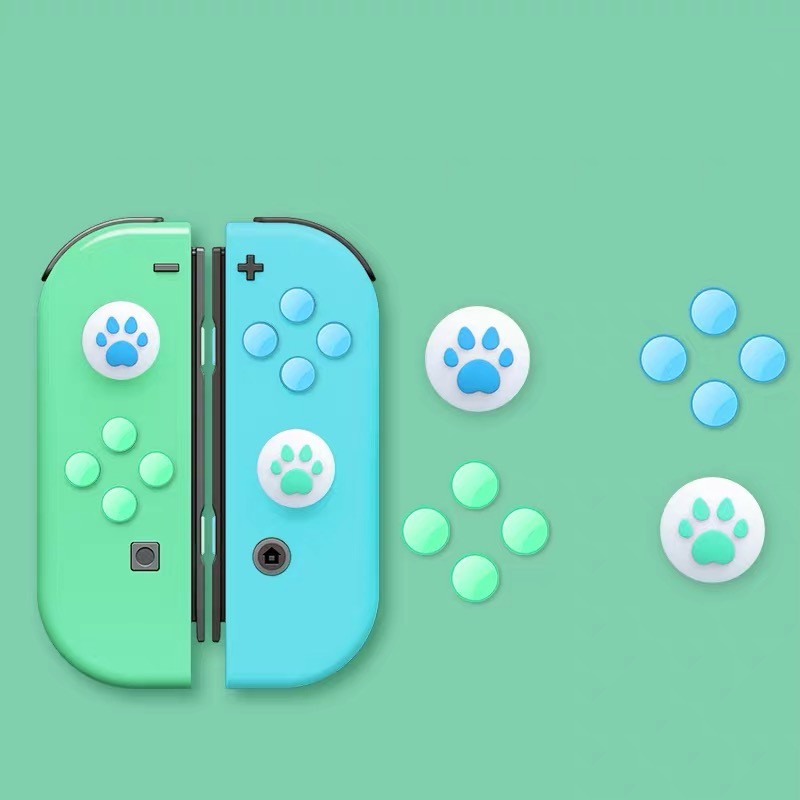 Lammcou Protective Case Made From Silicon Compatible with Nintendo Switch Button
