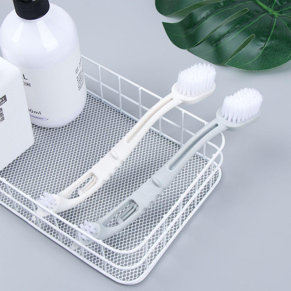 Bàn Chải Chà Giày Hai Đầu Cán Dài Bằng Nhựa